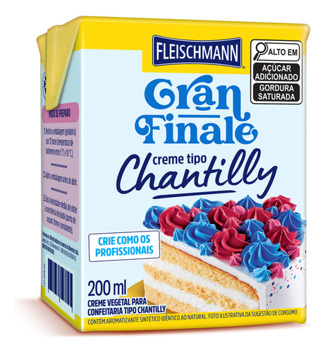 Chantilly Gran Finale 200ml Fleischmann