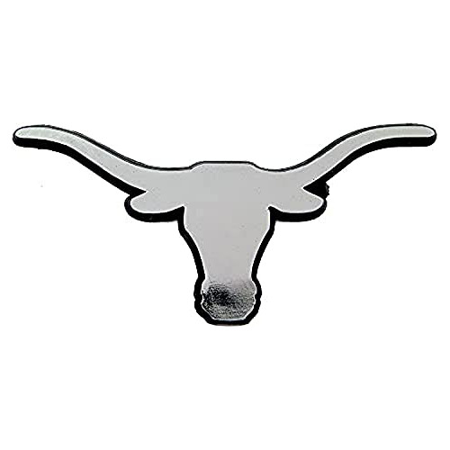 60321 Texas Longhorns Molded Chrome Plastic Emblem - Lo...