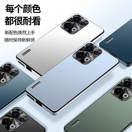 Funda Para Oppo Reno 13 Pro 12 11 10 Pro+ 9 8 Funda De Teléfono De Metal Mate Resistente, Lente Resistente, Funda De Protección Total