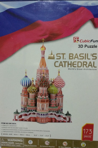 Rompecabezas 3d St.basil's Cathedral- Catedral San Basilio