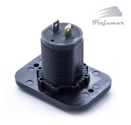 Imagen 4 de 4 de Cargador Usb Doble Auto Camion Motorhome Barcos De Embutir