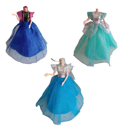 Vestidos de princesas para muñecas hotsell