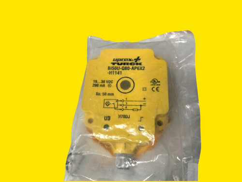 Turck Bi50u-q8-ap6x2-h1141 1608940 Sensor Inductivo