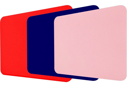 Mouse Pad Antideslizante 21 X 19 Cm Cdtek Liso Color Rosa