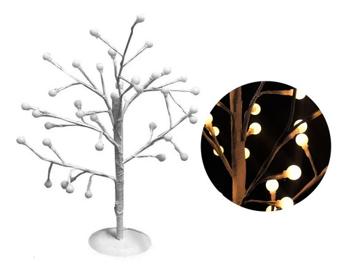 Arbol De Navidad Luminoso Luces Led Calidas  31 Cm Silmar