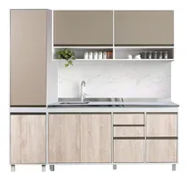 Comprar Combo Bajo Mesada 160 Cm + Alacena 160 + Despensero 45x200 Cm Sorrento Ricchezze