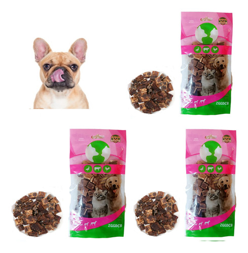 X3 Snack  Perros Carnita Para Mascotas  Recompensa Golosinas