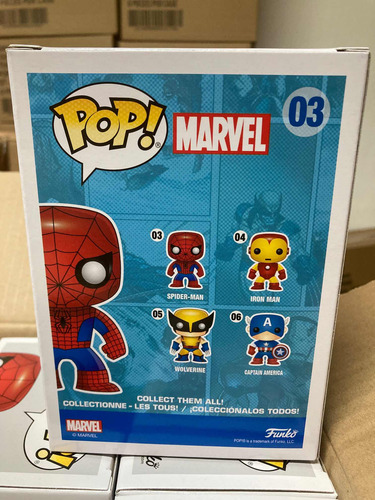 Spider-man 03 Marvel Retro Toys Peter Parker Funko Pop