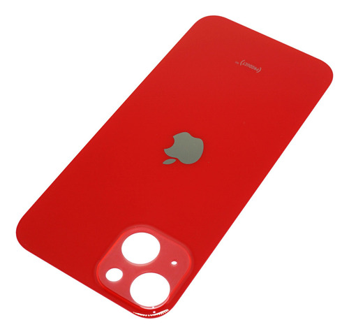 Refaccion Tapa Trasera Cristal Para iPhone 13 Rojo Adhesivo