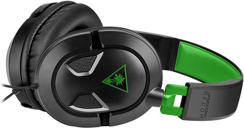 Fone de ouvido Audifonos Gamer Turtle Beach Recon 50x para Xbox, PC, Ps4, cor preto/verde