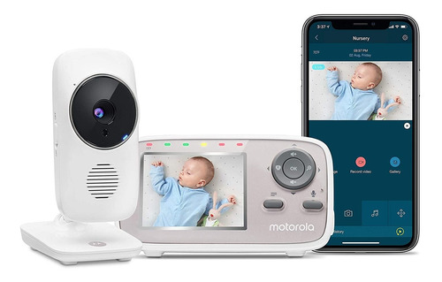 Motorola Mbp667connect 2 Baby Monitor De Vídeo Con 8 W...