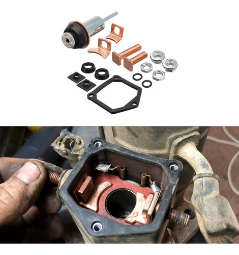 Kit Universal De Reparación De Solenoides De Motor, Contacto