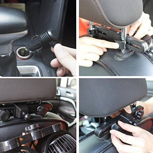 Poraxy Ventiladores De Coche, 12v Eléctrico Ventilador De