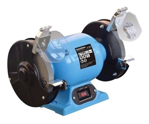 Amoladora De Banco Gamma 1/2hp 350w 2 Piedras