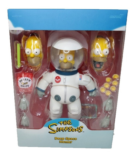 Super 7 Homero Astronauta The Simpsons Ultimates Nuevo