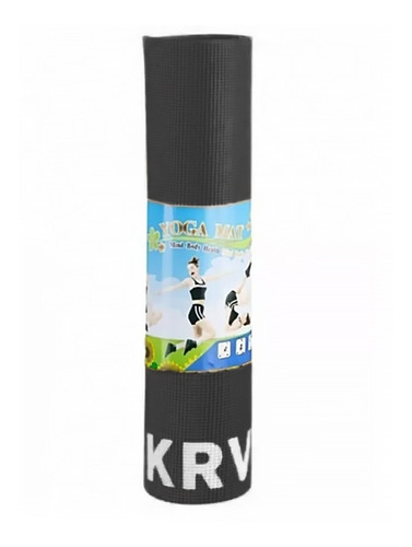 Imagen 4 de 8 de Colchoneta Mat Yoga 4mm Pilates Fitness Enrollable Textura