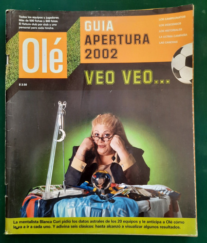 Revista Guia Olé Torneo Apertura 2002 River Boca 