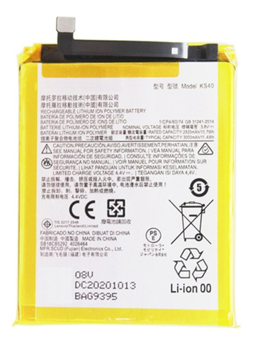 Bateria Ks40 Xt2053-5 - Moto E6i