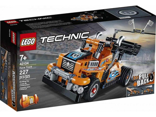 Lego Technic 42104 Camión De Carreras 2 En 1. 227 Pzs