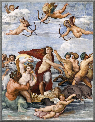 Cuadro El Triunfo De Galatea Raffaello Sanzio - Rafael  1512