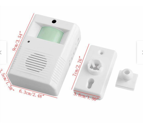 Imagen 2 de 4 de Timbre Con Sensor De Movimiento Para Negocios Y Locales