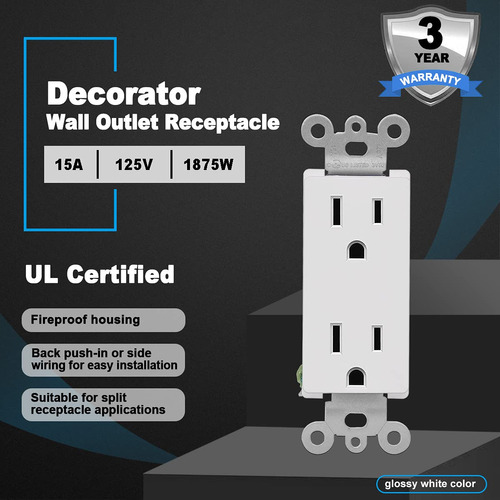 30 Receptaculo Pared Cml Decorador Toma Electrica Estandar V