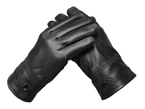 Guantes De Invierno Para Hombre Piel De Oveja Resistente Al