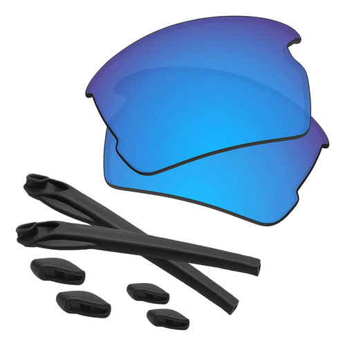 Predrox Blue Mirror Flak 2.0 Xl Kits De Goma De Reemplazo Pa