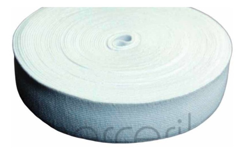 Elastico De Poliester 2 Cm X 25 Mts Blanco