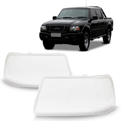 Juego Lentes Acrilico Optica P/ Ford Ranger 2005 2006 A 2009