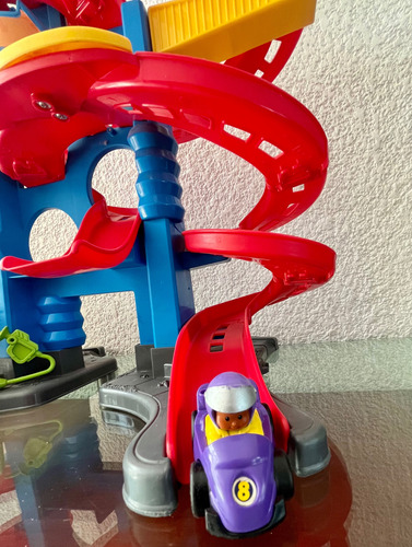 Fisher Price Pista Rascacielos 2014 Rojo (Usado)