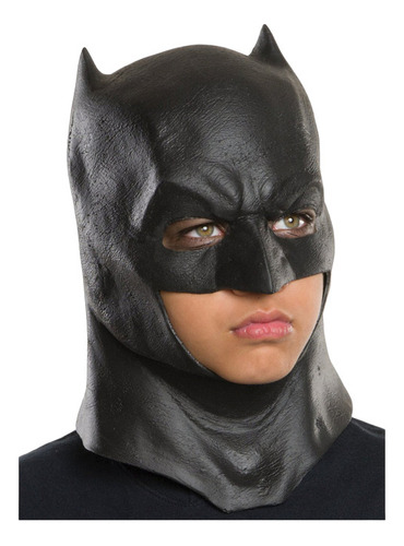 Máscara De Batman Del Amanecer De La Justicia Para Niño Color Negro
