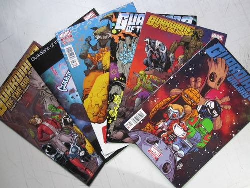 Guardians Of The Galaxy 1, Seis Portadas, Comics, Televisa