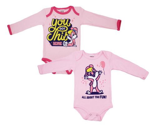  Pañalero Ropa Bebe Set 2 Pz Tiny Toons Buster Babsy Bunny