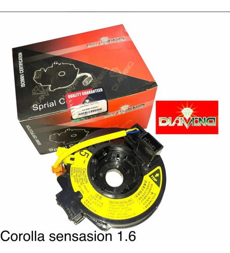 Cable Espiral Cinta Airbag Toyota Corolla Sensasion 1.6