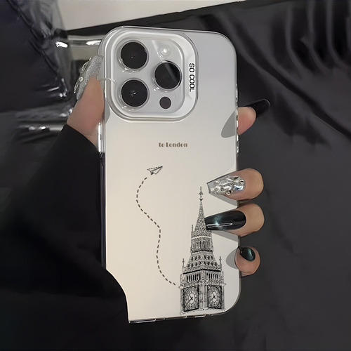W Capa Fina De Tpu À Prova De Choque Para iPhone 12 13 14