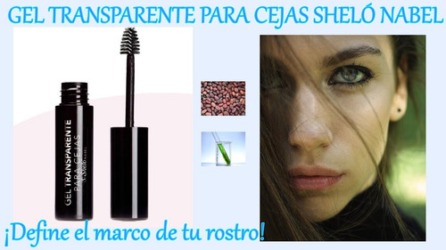 Gel Para Cejas Transparente Fija Moldea Define, Shelo Nabel.