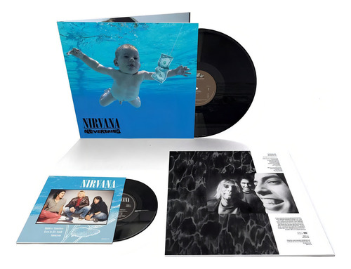 Lp Nirvana Nevermind + Vinil 7 Inch Ed. 30 Aniversario