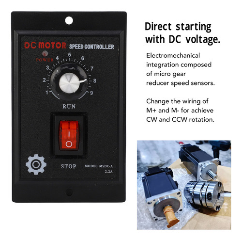 Y Regulador De Velocidad Del Motor Controlador Dc 110v Ac