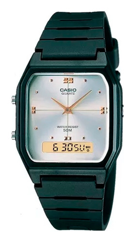 Reloj Casio Vintage Unisex Resina Negro Aw-48he - Mileus 
