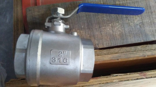 Imagen 4 de 5 de Valvula Bola Acero Inoxidable P/total. 1000 Wog Npt C316