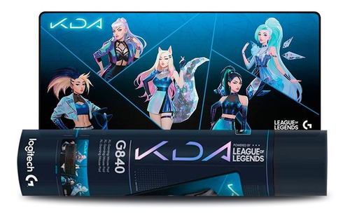 Pad Mouse Logitech G840xl Kda Leage Of Legends Personalizado