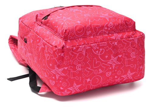 Mochila Escolar Colegial Estampada Impermeable Goodpak 20 L Color Estampada Roja Diseño De La Tela Estampado