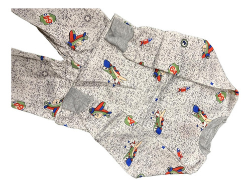 3 Pijama Conjunto Niña Y Niño Polar Pantalón + Polerón.