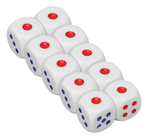 Juego De Dados, 10 Unidades, 6 Caras, Interesantes, Seguros,