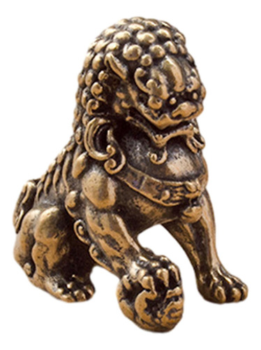 Estatua De Latón Chino, Figura De Mascota De Té De Kung