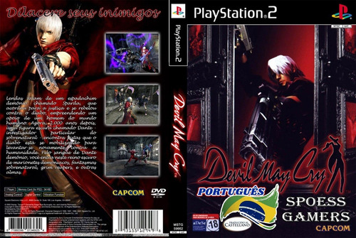 Devil May Cry Ps2 Coleção (4 Dvds) Patch Pague 3 Português