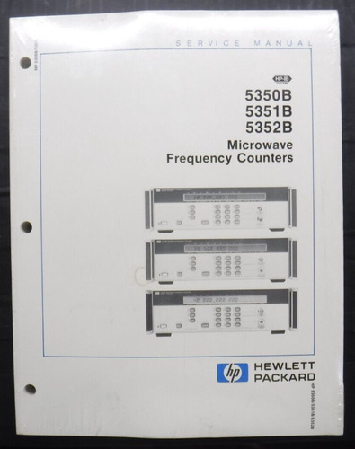 Hp 5350b 5351b 5352b Microwave Frequency Counters Ccf