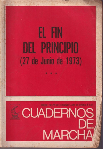 El Fin Del Principio Cuaderno De Marcha 