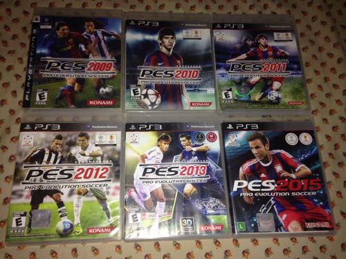 6 Jogos Pes Pro Evolution Soccer Playstation 3 Ler Tudo $189